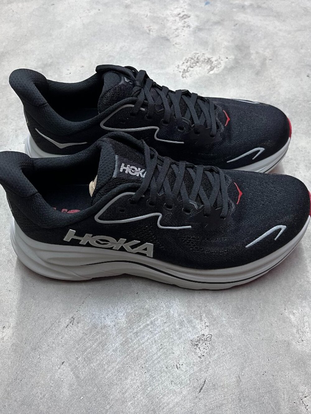Hoka One One Clifton 10 Black Silver Men's 1162030-BKSV - New - Picture 3 of 6